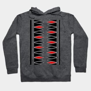 Minimalist Geometric Triangle Art Hoodie